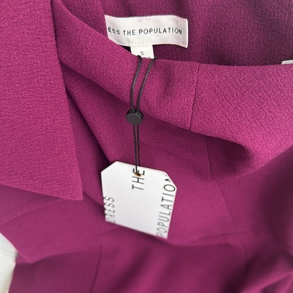 NWT Dress The Population “The Tiffany” has an elegant one-shoulder. Women’s S. - Picture 5 of 7